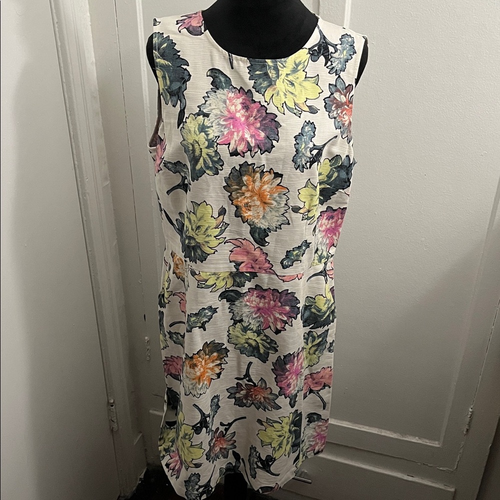 Warehouse Decoupage Floral Dress